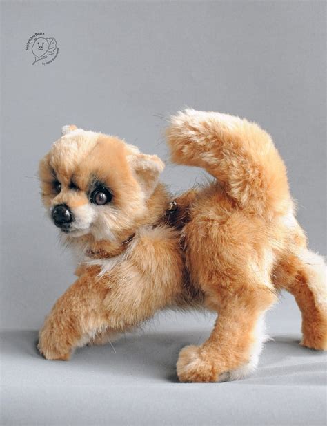 portrait dog ooak realistic toy puppy pet portrait pomeranian etsy