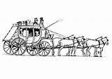 Coloring Carriage Horses Pages Large sketch template