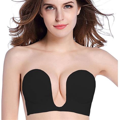 fashion sexy 2017 women new silicone push up strapless bra backless u