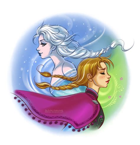 Frozen Elsa And Anna By Daekazu On Deviantart