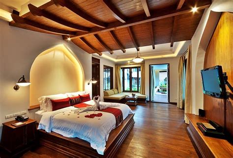 thai bedroom design ~ this is a room in muang samui resort in thailand