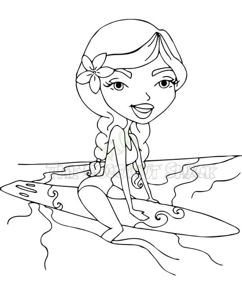 surfing coloring pages wwwimgkidcom  image kid
