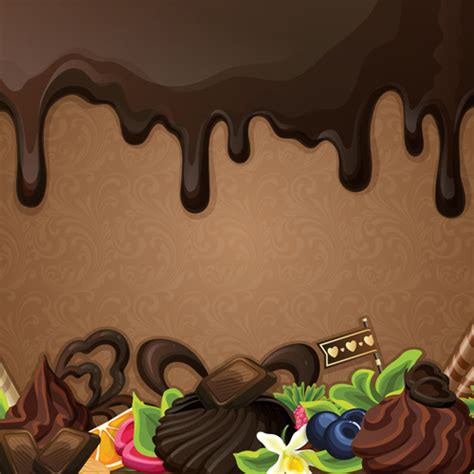 chocolate background vector  vector    vector