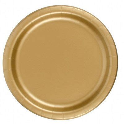 creative converting dinner plates  count    diameter gold