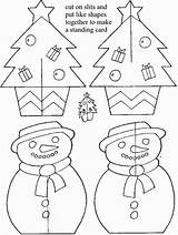 Christmas Coloring Kids Pages Crafts Craft Printable Easy Activities Templates Printables Print Cut Color Noel Paper December Make Card Cards sketch template