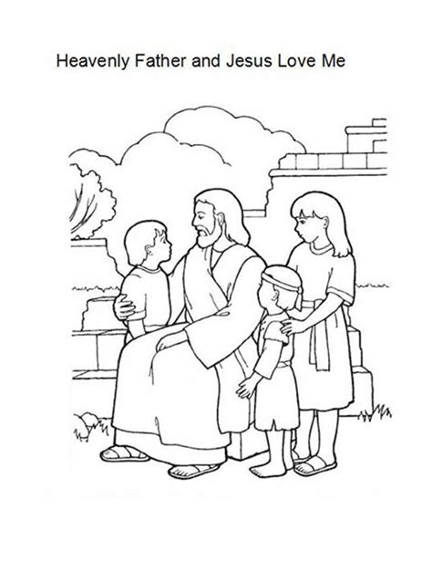 heavenly father  jesus love  coloring page heavenly father