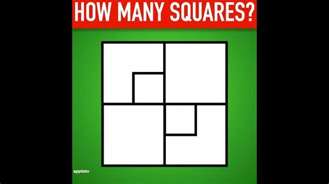 Brain Teaser 7 Can You Count How Many Squares Brain Teasers With