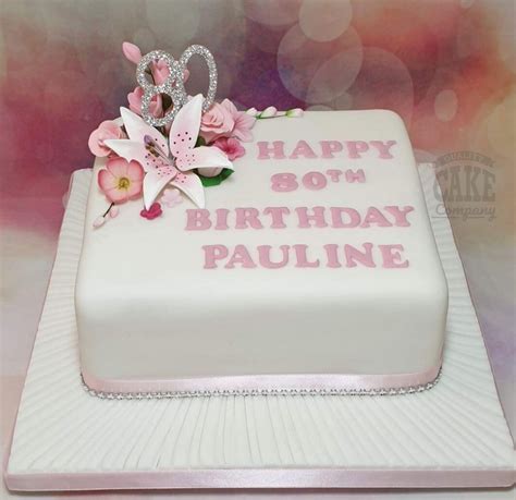 80th Birthday Cakes Quality Cake Company Tamworth