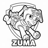 Patrol Paw Zuma Kleurplaat Badge Coloring Met Pages Leuk Voor Kids Gif Choose Board sketch template