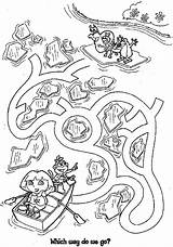 Dora Explorer Labirintos Dla Karte Gry Wydrukowania Maze Branco Brazil Pintar Ausmalbilder Motus Crayola Atividade Discovery Infantis Pequena Seleção Sua sketch template