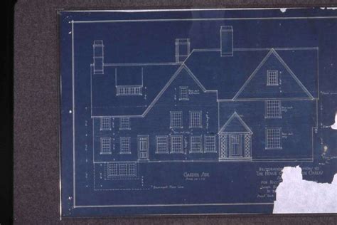 chandler blueprints post conservation   house    gables