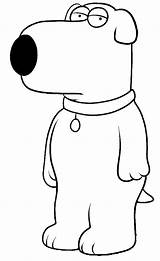 Brian Griffin Coloring Pages Guy Family Drawing Getdrawings Stewie Colorare Da Disegno sketch template