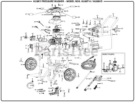 husky hu  husky pressure washer general assembly parts lookup  diagrams partstree