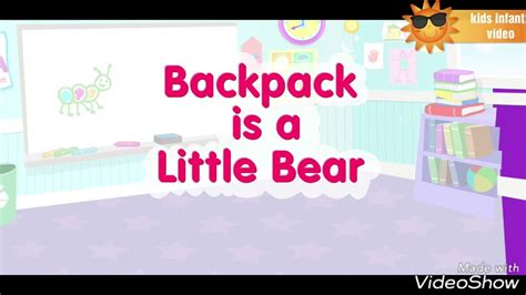 backpack    bear starfall songs popular nursery rhymes youtube