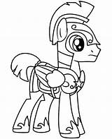 Coloring Pony Little Royal Guards Pages Topcoloringpages Color sketch template