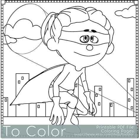 printable superhero girl coloring page  adults  jpg instant