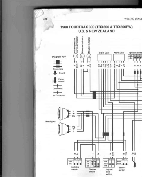 honda  fourtrax wiring schematic