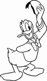 Coloring Duck Donald Disneys Hat Pages Wecoloringpage Disney Choose Board Cartoon sketch template