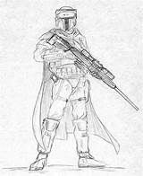Mandalorian Coloring Pages Wars Star Female Armor Sketch Template Sniper Deviantart Clone Boys Man Halo sketch template