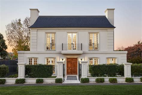 build   french provincial style home marque homes