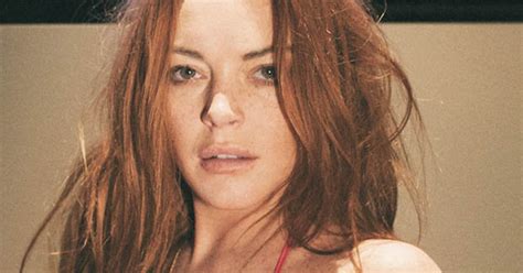 Lindsay Lohan As You Ve Never Seen Her Actress Strips To Teeny Fur