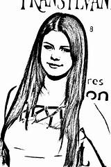 Selena Gomez Pages Coloring Print Quintanilla Printable Give Looking Will Template sketch template