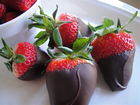 cupids chocolate dipped strawberries whats  dinner tonite