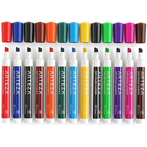 dry erase markers bulk pack   chisel tip  assorted colors