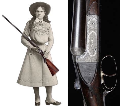 annie oakley s circa 1893 shotgun hits target and then some