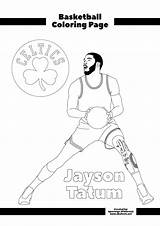 Donovan Mitchell Tatum Celtics Jayson Lakers Zion Williamson Bucks Milwaukee Clippers Orleans Pelicans Maverick Morant sketch template