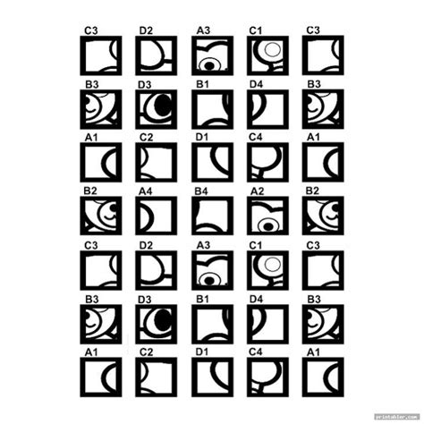 mystery grid drawing printable gridgitcom