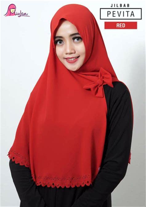 top konsep jilbab instan warna orange