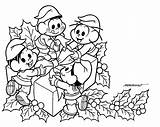 Turma Natalinos Presentes Natal Comemorativas Datas Abrindo Tudodesenhos sketch template