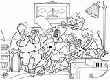 Couch Simpson Drawing Draw Ifamily Simpsons Comic Getdrawings Ipod Peck Brian sketch template