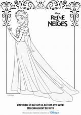 Reine Neiges Coloriage Elsa Princesse Imprimer Coloriages Colorier Neige Anna Glace sketch template