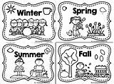 Seasons Coloring Four Pages Printable Worksheet Worksheets Kindergarten Kids Year Template Wecoloringpage Preschool Winter Sheets Spring Activities Grade Getdrawings Choose sketch template