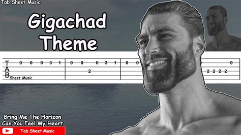 gigachad theme song guitar tutorial chords chordify