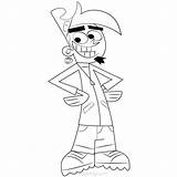 Fairly Oddparents Timmy Trixie Tang Xcolorings Chip Chin Crimson sketch template