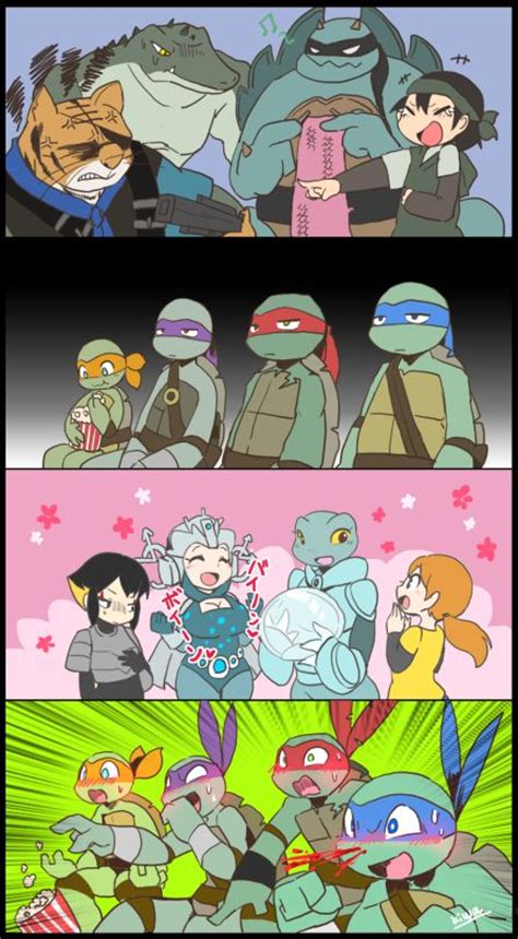 This Is So Cute And Funny Also Leo Calm Down Xd Tmnt Pinterest
