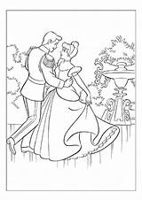 Charming Cinderella sketch template