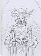 Lilith Artstation sketch template