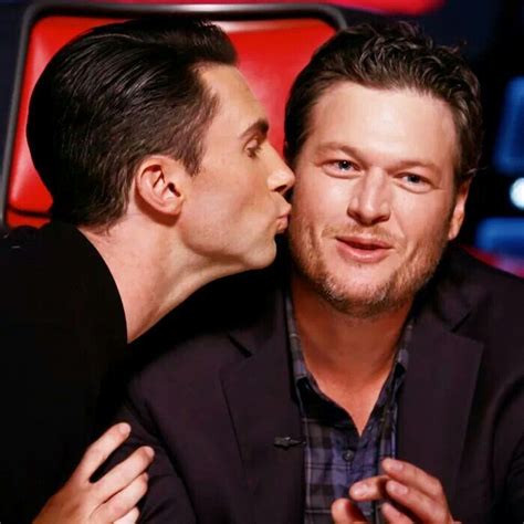 adam levine and blake shelton continue their bromance on the voice