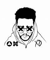 Weeknd Drawing Coloring Sketch Xo Pages Abel Drawings Music Paintings Tumblr Lineart Wireless Makkonen Dose Madness Behind Beauty Over Popular sketch template