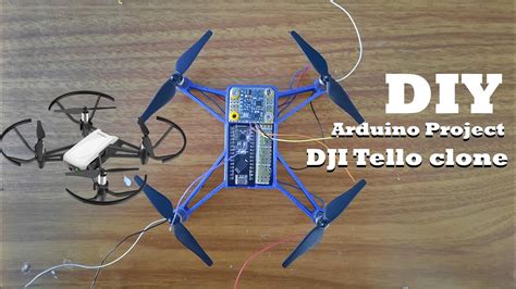 diy arduino drone project  printed dji tello clone mpu nrfl ms part  youtube
