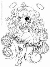 Yampuff Coloring Chibi Pages Girl Deviantart Fille Unicorn Girls Petite Cool Kawaii Colouring Color Drawings Lineart Truffle Colorful Choose Board sketch template