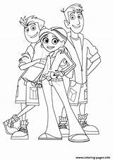 Kratts Coloring Pages Wild Book Printable Color sketch template