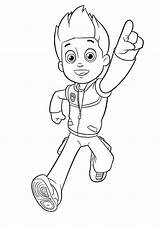 Paw Patrol Ryder Coloring Pages sketch template