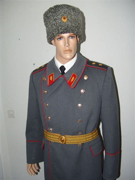 Soviet Army Lieutenant General S Winter Parade Uniform Soviet Red