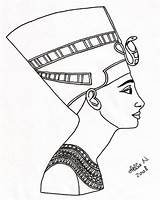 Nefertiti Queen Tattoo Drawing Coloring Egyptian Pages Beautyful Deviantart Tattoos Egypt Printable Getcolorings Goddess Getdrawings Choose Board sketch template