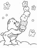Coloring Care Pages Bear Bears Print Carebear Printable Color Kids Birthday sketch template